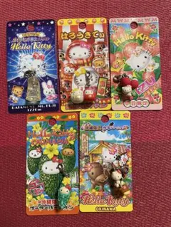 ☆まとめ売り☆ご当地キティストラップ　5点セット