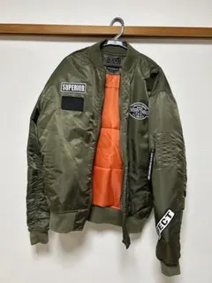 MA-1フライトジャケット オリーブ色　ミリタリー