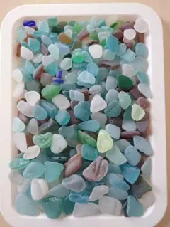 訳ありシーグラス700ｇ入り。（ネコポス箱発送）