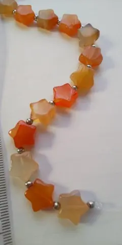 アゲート 星形 ビーズ 16個 天然石 パワーストーン