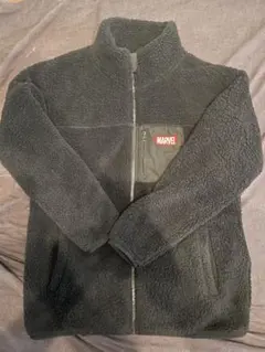 MARVEL モコモコジャケット XLサイズ ブラック