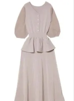 LAGUNAMOON ラグナムーン　ワンピース　ペプラム　新品タグ付き　お呼ばれ