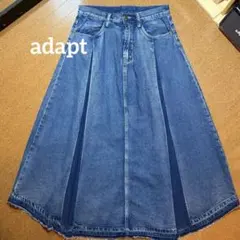 adapt デニム スカート ロング Lサイズのサムネイル