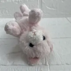 サンレモン ひざねこ ピンク　全長17㎝　ぬいぐるみ