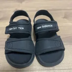 new balance SPSD ブラック 15cm サンダル