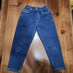 美品　ZARA ダークブルーデニムパンツ ゴムウエスト