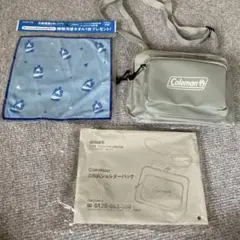 smart付録　Coleman 2層式ショルダーバッグ 冷感タオル１枚