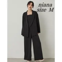 niana プラクティカルセットアップ 2点セット パンツドレス オールインワン