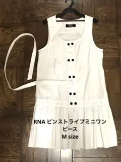 RNA ピンストライプチュニックワンピース　Mサイズ