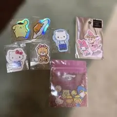 サンリオ クレヨンしんちゃん シール ジップロック まとめ売り