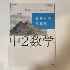 【美品】最高水準問題集 中2数学