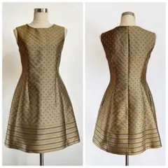 ALBERTA FERRETTI ワンピース 刺繍 ゴールド系 40 イタリア製のサムネイル