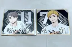 ハイキュー 合同練習会 2020 ミニ色紙 宮治 宮侑