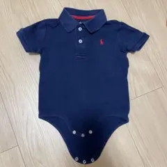 ラルフローレン　ネイビー ポロシャツロンパース 18M 85cm 半袖
