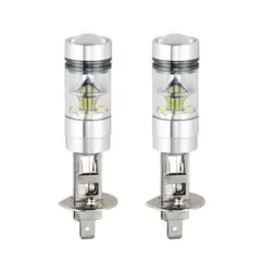 2個 H3　ホワイト　LED フォグランプホワイト  100W ハイパワー A5
