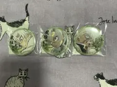 鬼滅の刃 絵巻カフェ くじ引き 缶バッジ ufotable 不死川実弥 3点