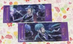 ツイステ　箔押しビッグクリアカードコレクション　ジェイド　フロイド