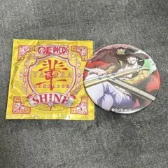 ONE PIECE 輩缶バッジ　SHINE ミホーク