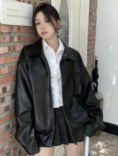 SHEIN　レザージャケット