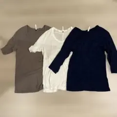 ATTACHMENT フライスT 3枚セット グレー ホワイト ネイビー