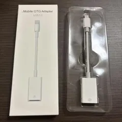 iphone usb ライトニング変換カメラアダプタ