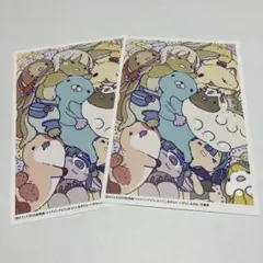 ぼのフェス2025 秋 つくしあきひと 描き下ろし漫画＆イラスト両面カード 2枚