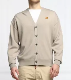 KENZO ウールカーディガン Mサイズ ベージュのサムネイル