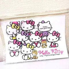 値下げハローキティ ファスナー付きクリアバッグ可愛い