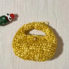 *SALE*かぎ編み ミニ ポーチ イヤホンケース