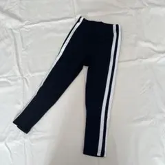 サイドライン入り　裏起毛　レギンスパンツ　110㎝