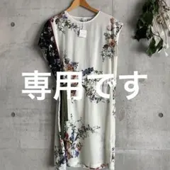 IKUKO 花柄カジュアルワンピース