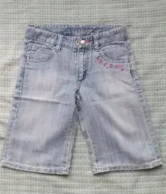 セットでお得❕130cmユニクロ☆ デニムハーフパンツ