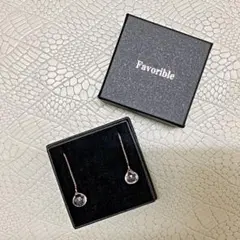 新品✴︎favorible アメリカンチェーンロングピアス