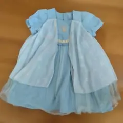 バースデイ コトリ アナ雪 エルサ 半袖ワンピース 110