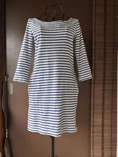 UNIQLO ボーダー柄 七分袖　ワンピース　チュニック　Mサイズ