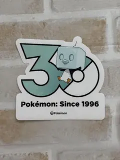 韓国限定 ポケモン 30周年記念 ステッカー 公式品 シール コオリッポのサムネイル