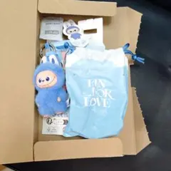 PIN FOR LOVE ぬいぐるみキーホルダー　イニシャルラブブO