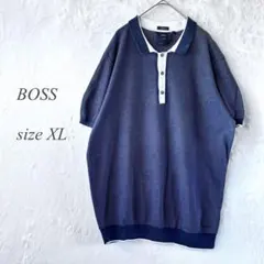 【新品】BOSS ネイビー メンズポロシャツ ロゴ刺繍(XL) 2026年最新】BOSS メンズ ポロシャツの人気アイテム - メルカリ