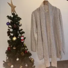 MARIBETTY リブ編み ロングカーディガン 17サイズ