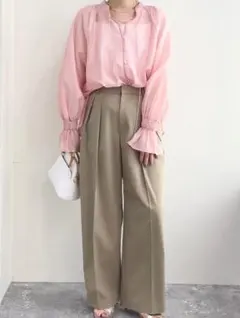 NOLLEY'S Sophi　シアーローンギャザー2WAYブラウスのサムネイル
