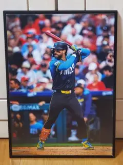 フィリーズ ブライスハーパーMLB！A3サイズポスターフレーム付き