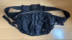 PORTERウエストバッグ ボディバッグ ブラック ナイロン 吉田カバン
