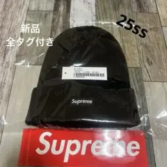 Supreme Overdyed Beanie Black ビーニー 25SS