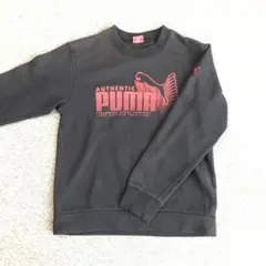 PUMA AUTHENTIC キッズトレーナー 黒　140cm