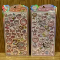 ハローキティ　マイメロ　ベビーうるちゅる　うるちゅるポップシール　新品　２点