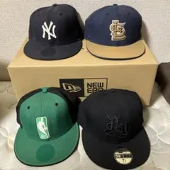 【アメリカ製】NEW ERA 59FIFTY キャップ 4つセット