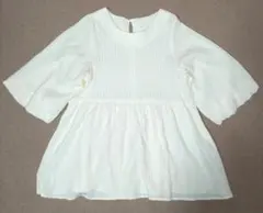 【限定セール】《OPAQUE.CLIP》ジャカードペプラムブラウス Ｍサイズ