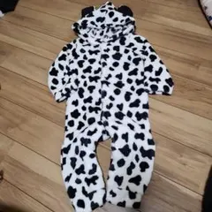 ダルメシアン柄ボアロンパース