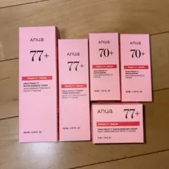 anua桃スキンケア化粧水、乳液