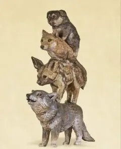 はしもとみおのブレーメンの音楽隊彫ってみた。　”犬の音楽隊”